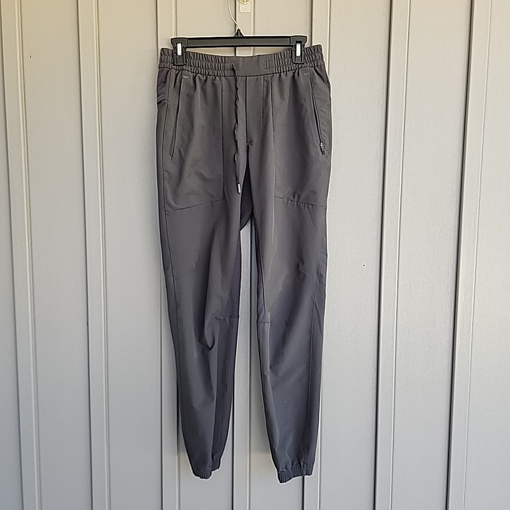 Lululemon ABC Jogger Pants Men's Small Green/Olive Stretch Warpstreme